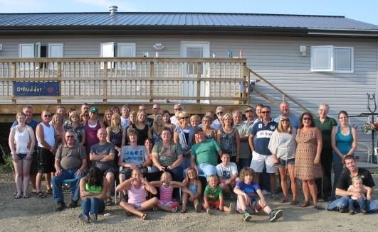 Familiereünie met alle Derudders in Canada.