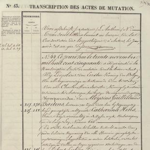 Register van overschrijving