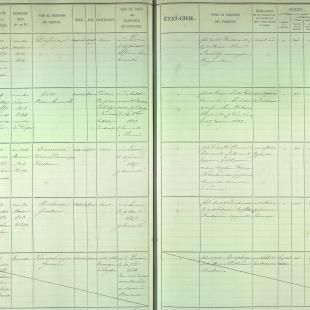 Een pagina uit het doodsoorzakenregister van Leuven, 1851